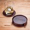 Dacasso Mocha Leather Coaster Set AG-3045 - alternate 4